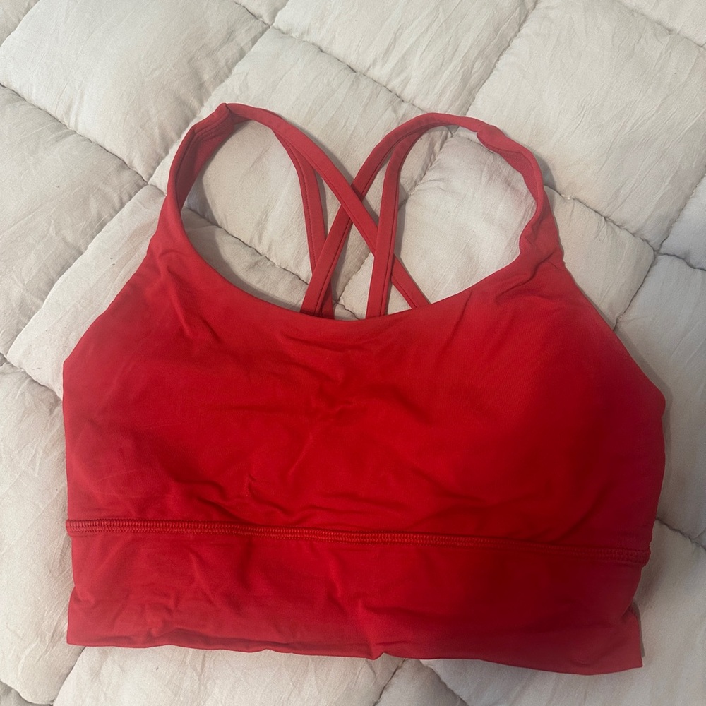 Lululemon Athletica Red Sports Bra
